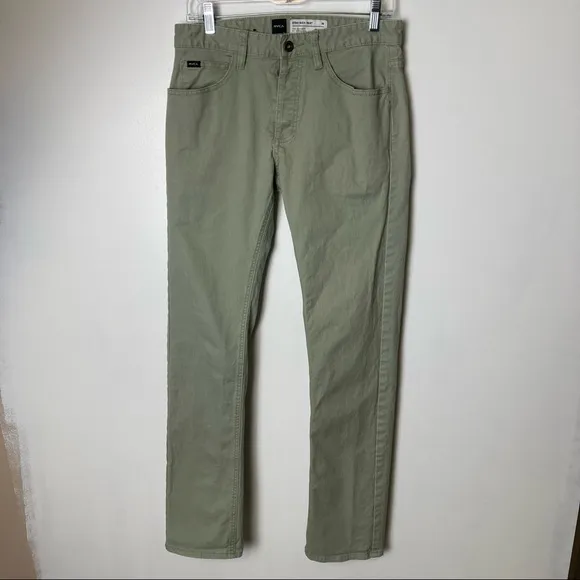 RVCA Stay RVCA Pant, Light Green, 30/30