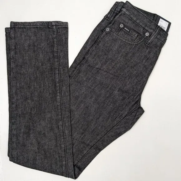 RVCA Slim Fit Daggers Denim Jeans Dark Indigo Men's Size 28 - NEW NWT
          
      NWT