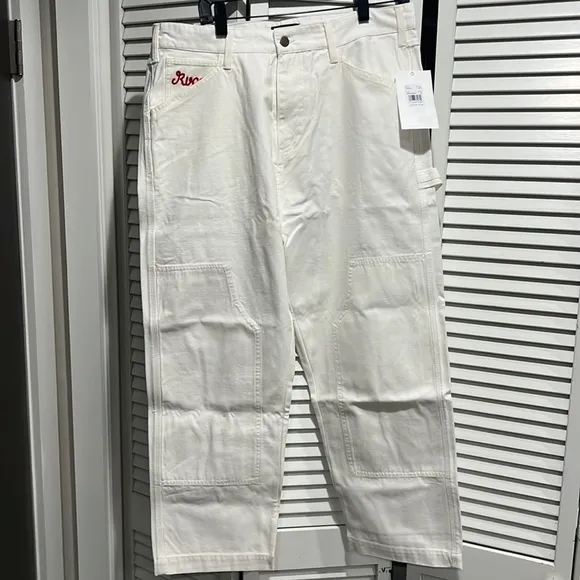 RVCA Mens white Evan Mock Chainmail pant
          
      NWT