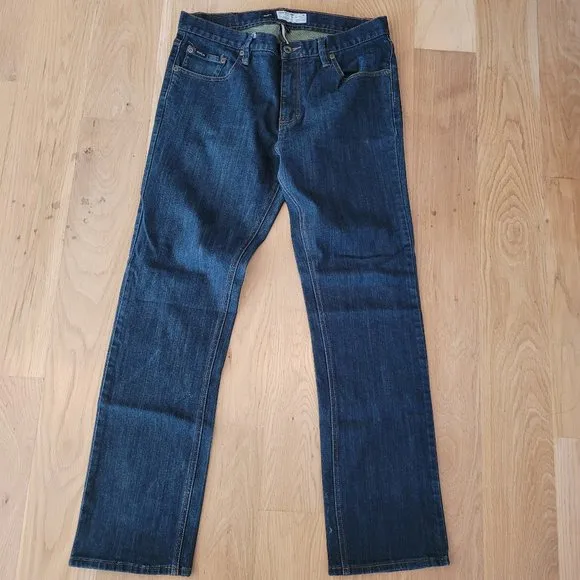 RVCA VA Balance of Opposites Jeans Sz 33 Men (34x32) Straight Stretch
