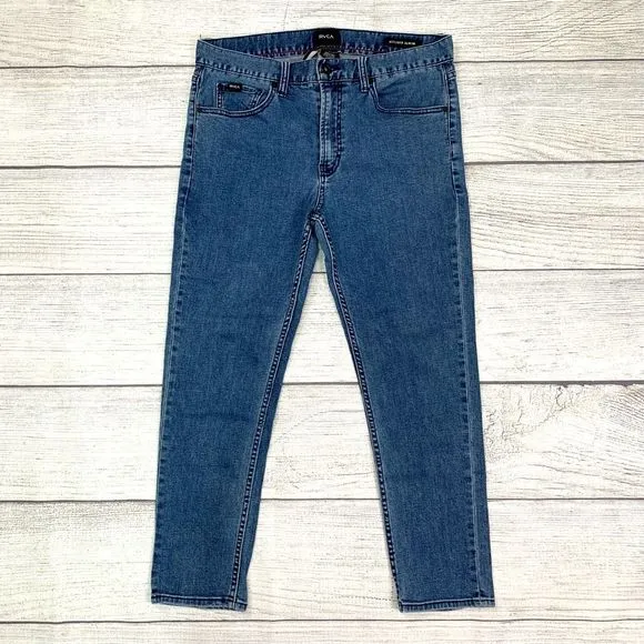 RVCA Hitcher Cropped Denim Pants