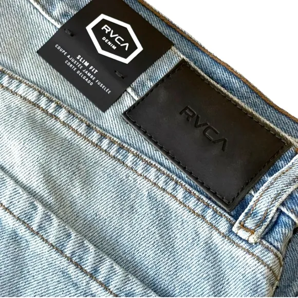 Rvca dagger jeans slim 38
          
      NWT