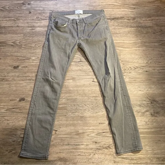 Sandro Paris $280 Light Grey Etroit Denim Pants 33