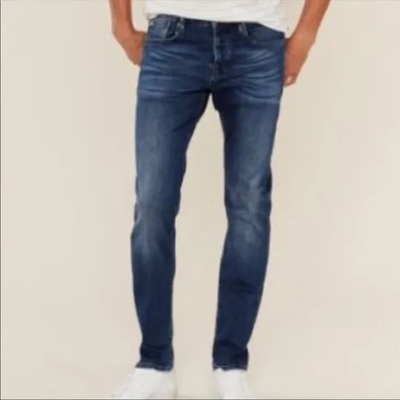 Scotch & Soda “Ralston” Men’s Jeans button fly 29 by 32 Designer denim grey blue