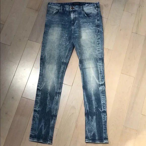 Scotch & Soda mens skim peacock jeans 33 34