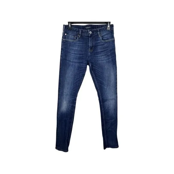 Scotch & Soda Men's Skim Amsterdams Blauw Jeans Size 28 W /32 L