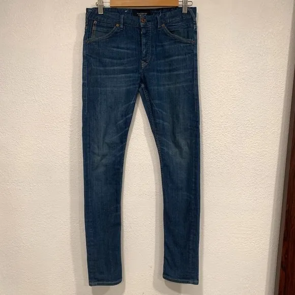Scotch & Soda Phaidon Slim Fit Jeans Button Fly Stretch Denim Mens Size W29xL32