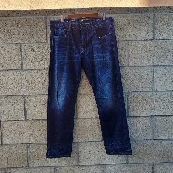 𝅺scotch Soda Vernon Blue Medium Wash Jeans Mens Size 36