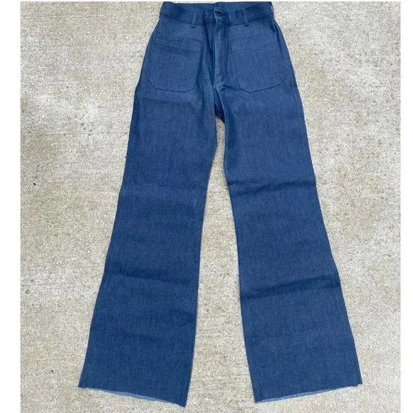 Vintage NWT U.S. Navy Bell Bottoms. Military Flared Denim Pants. Size 29 x 34.5
          
      NWT