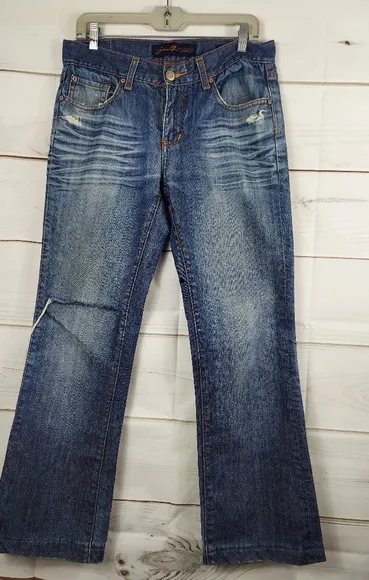 Seven 7  SM71 Boot Cut jeans distressed