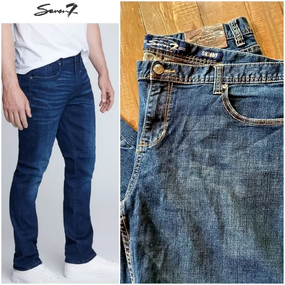 🎉HP🎉 NWOT Seven7 Men's Skinny-Straight Leg Blue Jeans