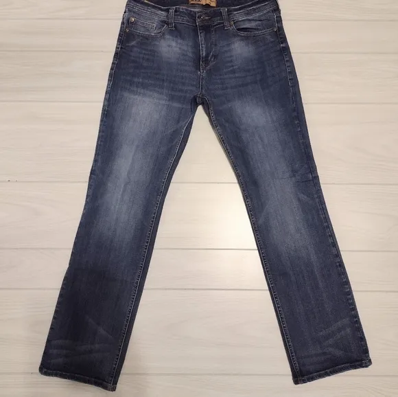 Seven7 Men's Jeans Straight Fit blue denim 34x32