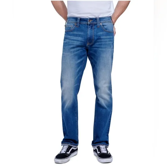 Seven7 38x29 Mens Straight Stitch Pocket Jeans