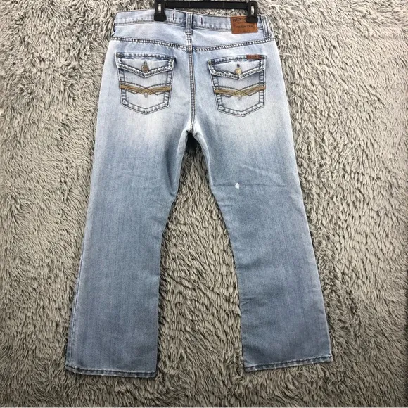 Seven7 Mens Size 34 Boot Fit Bootcut Jeans
