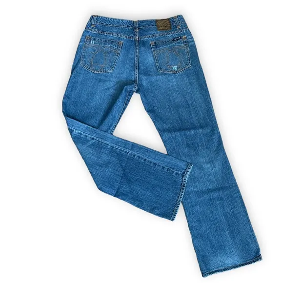 Seven7 Premium jeans size 34 men’s straight leg denim light distressing