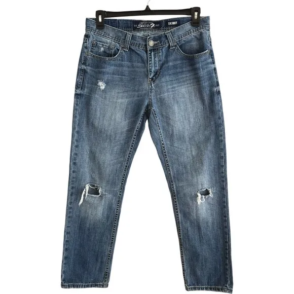 Seven7 Men’s 32x30 Skinny Straight Denim 100% Cotton
