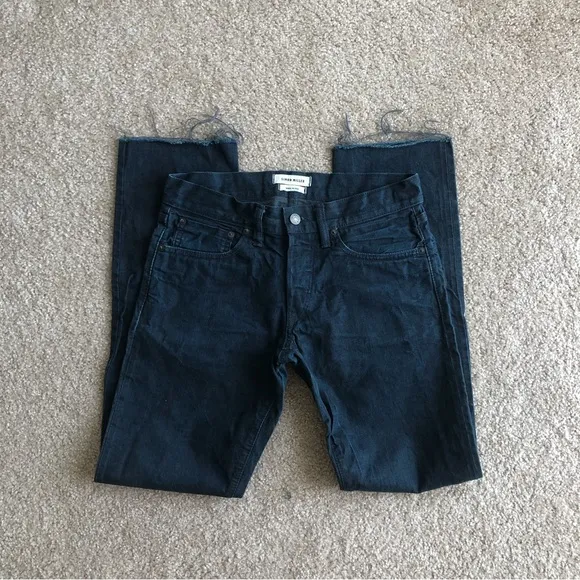 Simon miller black dark blue straight fit jeans