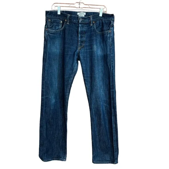 Simon Miller M002 Los Angeles Selvedge Dark Wash Denim Jeans Men's Size 36 x 34