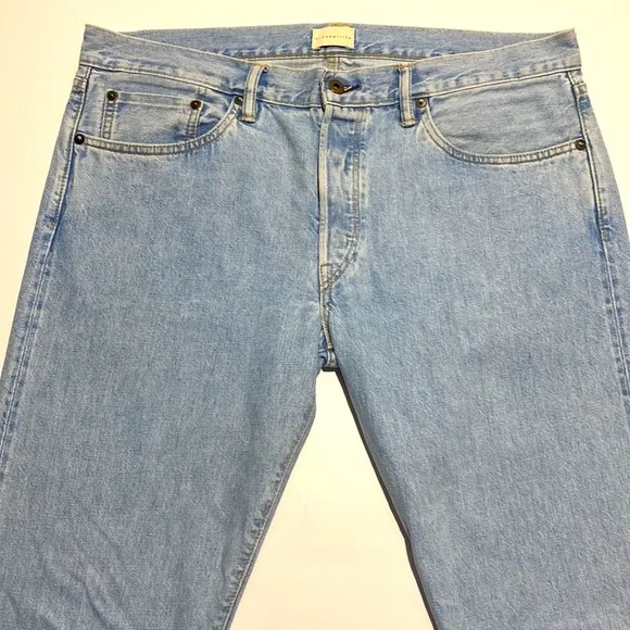 Simon Miller men’s button fly denim jeans. Waist size 36. Inseam 34. Selvage!
