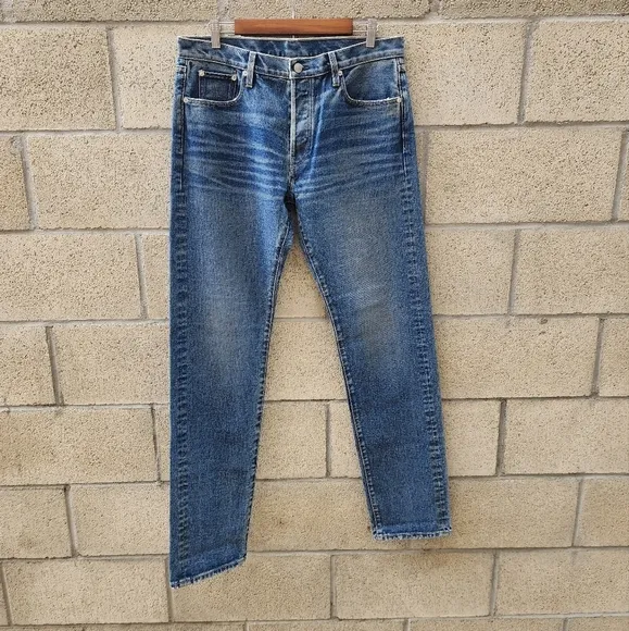 Simon Miller Denim Blue Wash Straight Jeans Mens Size 33