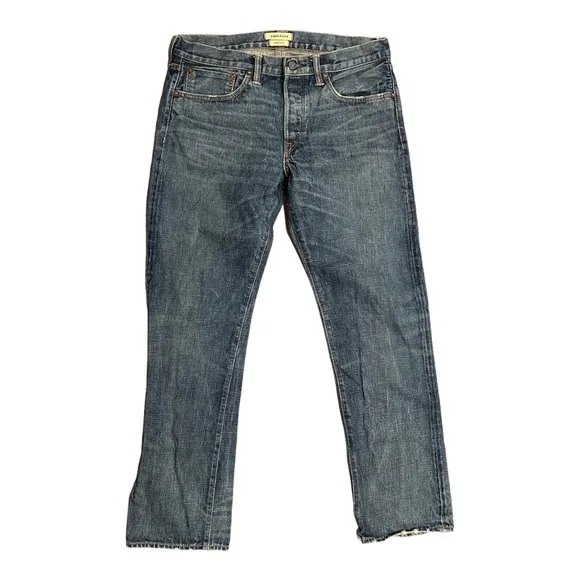 Simon Miller Jeans Mens 34x30 Button Fly M003 Park View Selvedge Straight