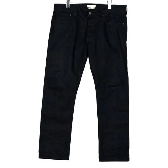 Simon Miller Mens Jeans Size 36 Dark Japanese Selvedge Denim Gunnison USA