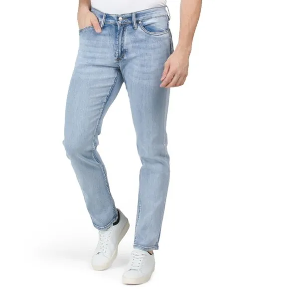 SLATE AND STONE Blue Wash Sloan Slim Fit Denim Jeans
          
      Boutique