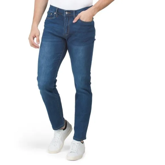 SLATE AND STONE Medium Blue Sloan Slim Fit Denim Jeans
          
      Boutique