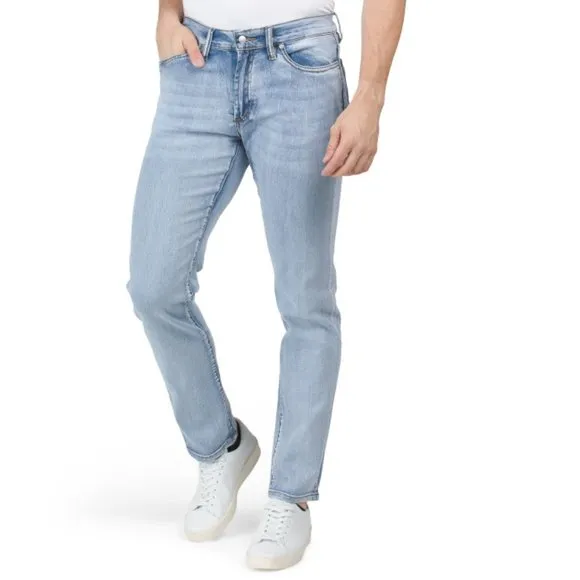 SLATE AND STONE Blue Wash Sloan Slim Fit Denim Jeans
          
      Boutique