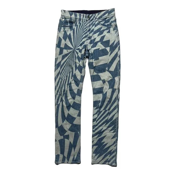 Ed Curtis Optical illusion denim