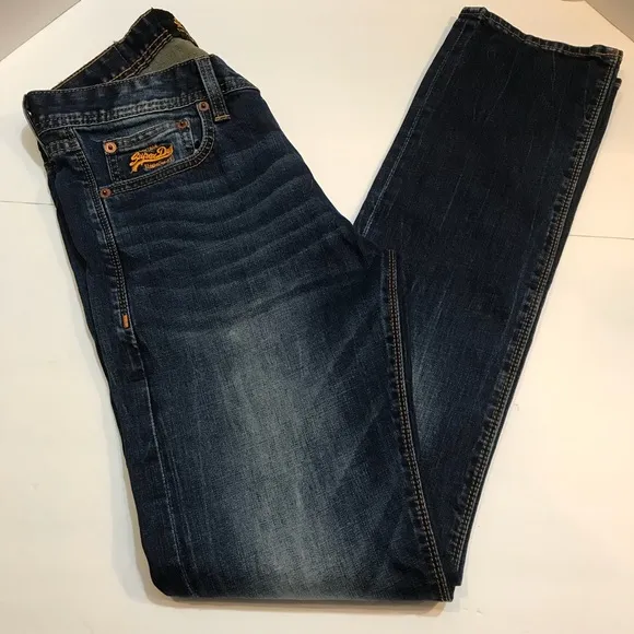Vintage Super Dry Corporal Black Denim Men’s .