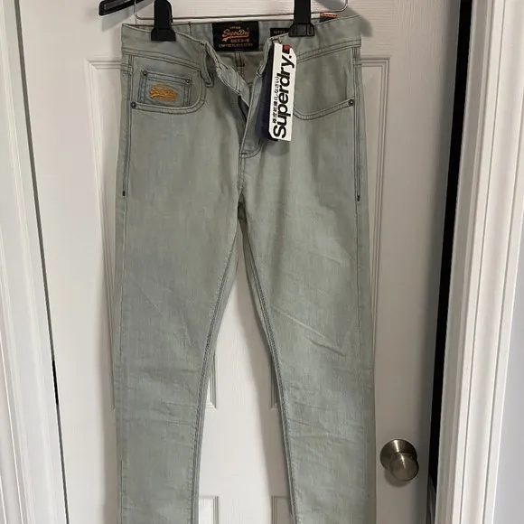 BNWT MEN SUPERDRY COPPER SUPER SKINNY JEAN 30 X 34
          
      NWT