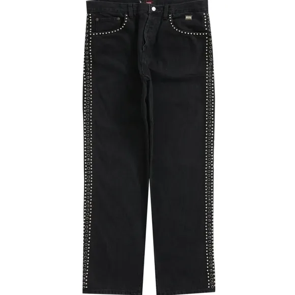 B.B. Simon x Supreme black studded jeans
          
      NWT