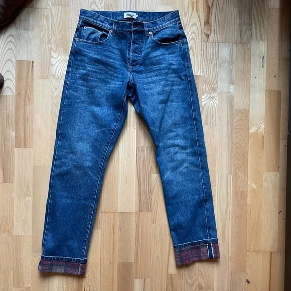 The Democratic Brushed Back Jean
in Sawyer Wash Organic Selvage