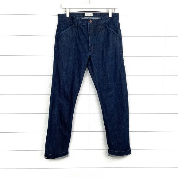Taylor Stitch White Oak Cone Denim Blue Dark Wash Jeans Mens 31