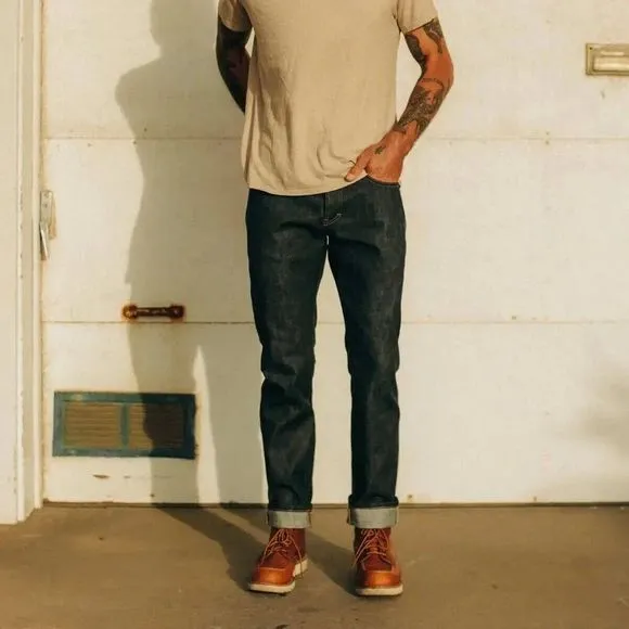 NWOT Taylor Stitch The Slim Jean Sz 29 in Natural Indigo Selvage Dark Wash $238