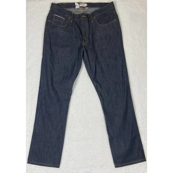 TAYLOR STITCH Democratic Selvedge Jeans Men's Size 36X32 Button Fly