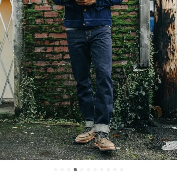 Taylor Stitch Democratic Jean made with White Oak Cone Denim 32