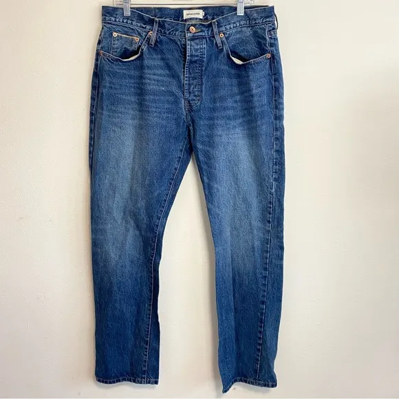 Taylor Stitch Men's Democratic Jeans Blue Denim Size 36