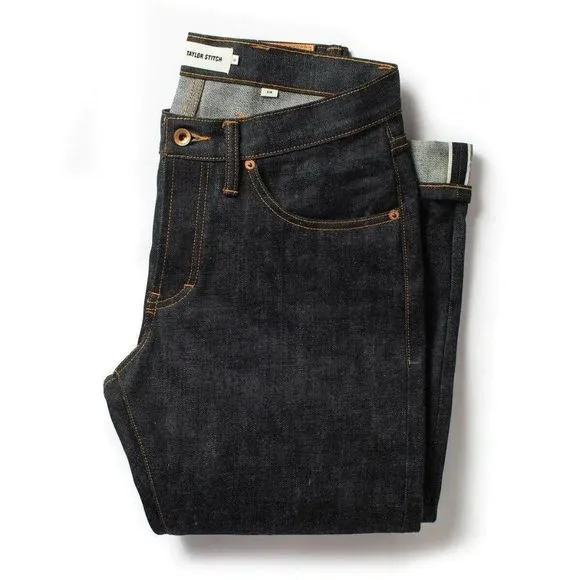 NWOT Taylor Stitch The Slim Jean Sz 28 in Natural Indigo Selvage Button Fly $238