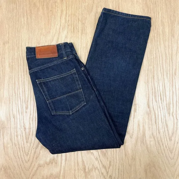 Mens TELLASON USA White Oak Cone Selvedge Straight Denim Jeans 29 x 28
