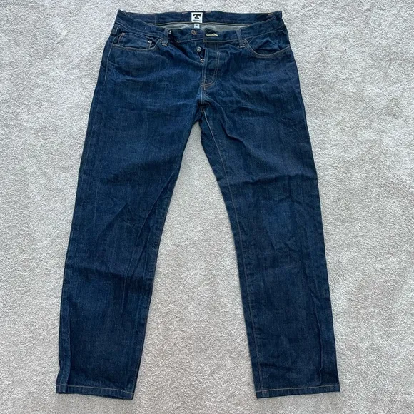 Tellason Men’s White Oak Cone Mills Selvedge Denim Jeans. MIUSA Sz 34