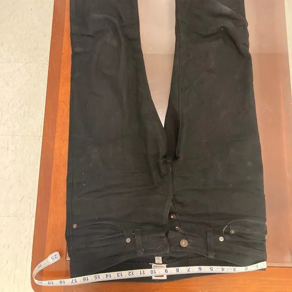 Tellason Size 30x30 Slim Taper Black Selvedge Jeans