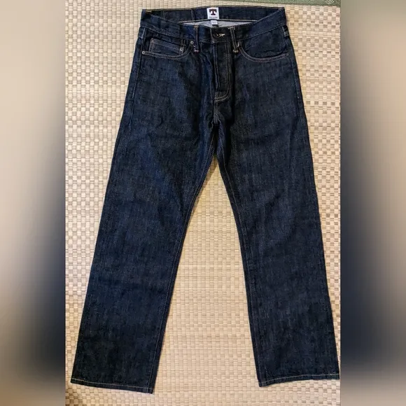 LNWOT Tellason Men's Size 30 Straight Leg Selvedge Denim Jeans Made in USA