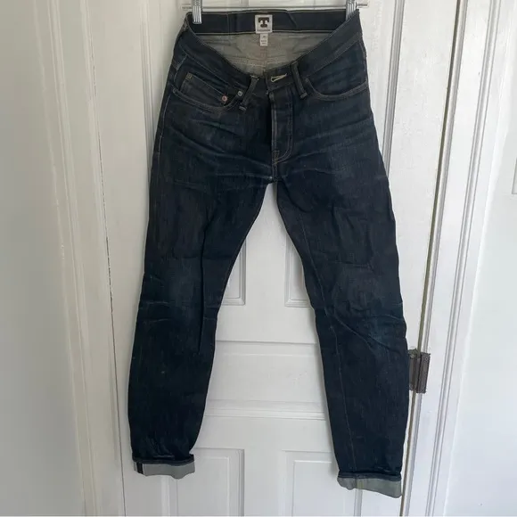 Tellason Sheffield Straight Tapered Jeans — blue, 29W