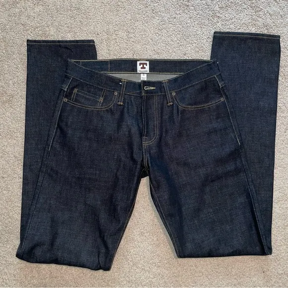 Tellason | LadBroke Grove Slim Straight Blue Selvedge Jeans 32 Men’s USA 14.75
          
      NWT