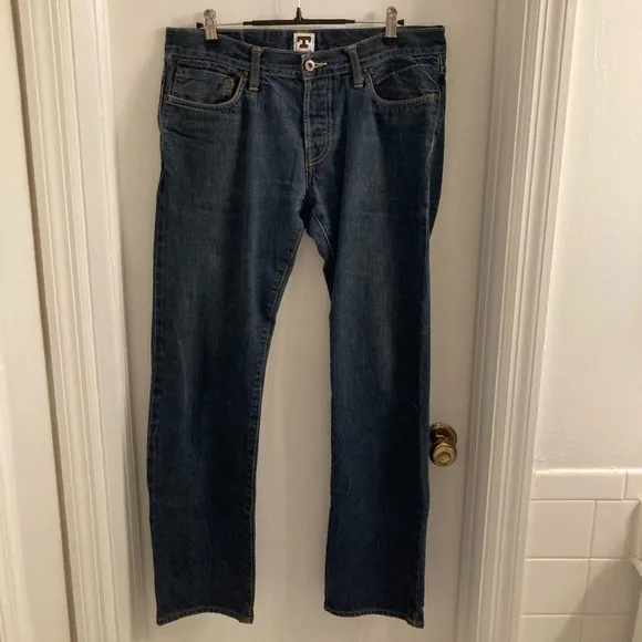 Tellason Men’s Slim Straight Jeans 32x32
