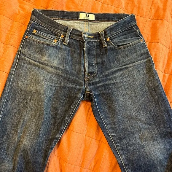 Tellason Stock Raw Denim Jeans