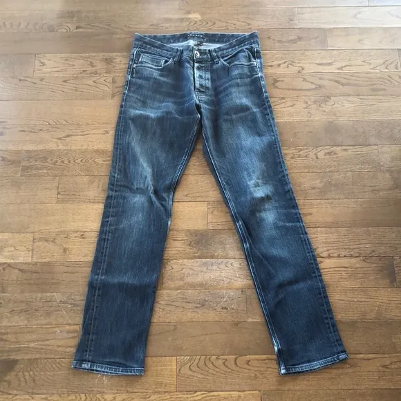 Theory button fly men’s jeans, Sz 30, also great for women
