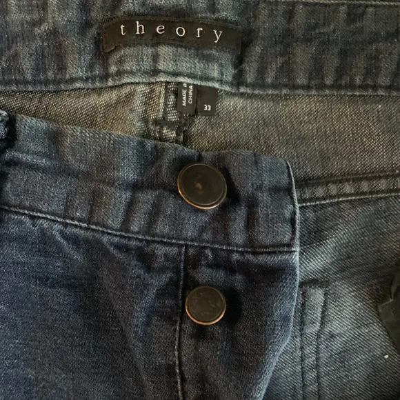 Men’s theory button fly jeans 33w29l